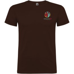 Beagle koszulka męska z krótkim rękawem chocolat (R65542I0)