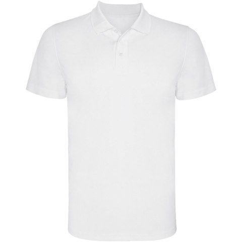 Monzha sportowa koszulka dziecięca polo z krótkim rękawem biały (K04041ZD)