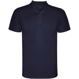 Monzha sportowa koszulka męska polo z krótkim rękawem navy blue (R04041R2)