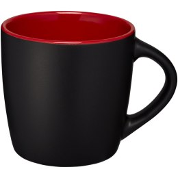 Kubek ceramiczny Riviera czarny, czerwony