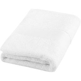 Charlotte bawełniany ręcznik kąpielowy o gramaturze 450 g/m² i wymiarach 50 x 100 cm biały