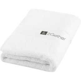 Charlotte bawełniany ręcznik kąpielowy o gramaturze 450 g/m² i wymiarach 50 x 100 cm biały