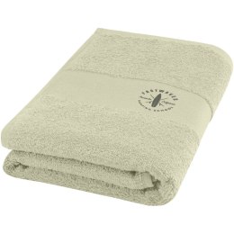 Charlotte bawełniany ręcznik kąpielowy o gramaturze 450 g/m² i wymiarach 50 x 100 cm jasnoszary