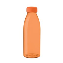 Butelka RPET 500ml przezroczysty pomarańczowy