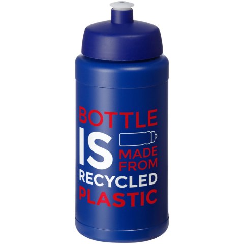 Baseline 500 ml butelka sportowa z recyklingu niebieski, niebieski