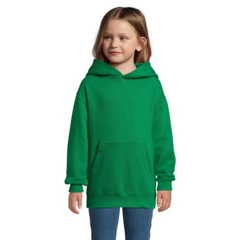 SLAM KIDS Bluza z kapturem Zielony 3XL (S13255-KG-3XL)