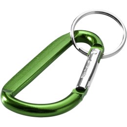 Timor brelok do kluczy z karabińczykiem wykonany z aluminium z recyklingu zielony (10457261)