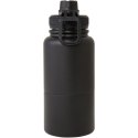 Dupeca izolowany bidon na wodę o pojemności 840 ml wykonany ze stali nierdzewnej z certyfikatem RCS czarny (10078790)