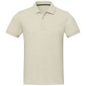 Emerald koszulka polo unisex z recyklingu z krótkim rękawem oatmeal (37539072)