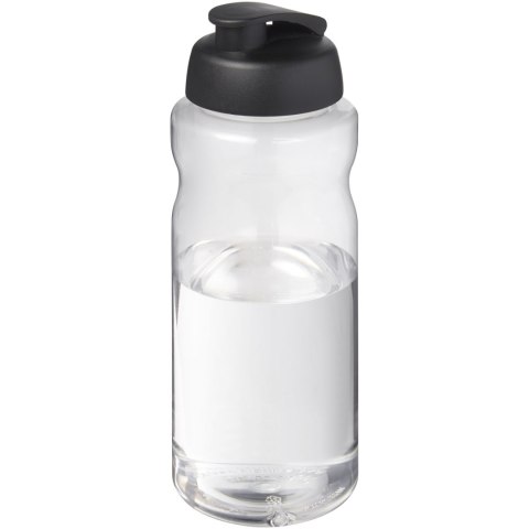 H2O Active® Big Base bidon z wieczkiem zaciskowym o pojemności 1 litra czarny