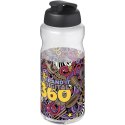 H2O Active® Big Base bidon z wieczkiem zaciskowym o pojemności 1 litra czarny
