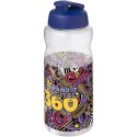 H2O Active® Big Base bidon z wieczkiem zaciskowym o pojemności 1 litra niebieski