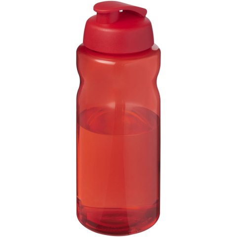 H2O Active® Eco Big Base bidon z wieczkiem zaciskowym o pojemności 1 litra czerwony, czerwony