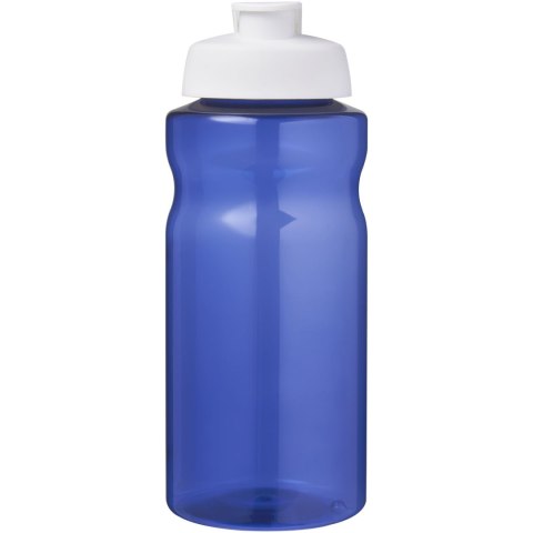 H2O Active® Eco Big Base bidon z wieczkiem zaciskowym o pojemności 1 litra niebieski, biały