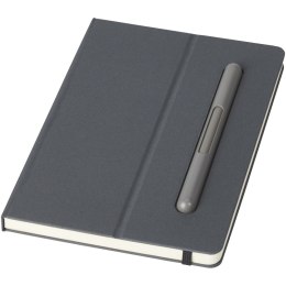 Skribi zestaw notatnika z długopisem szary (10787382)
