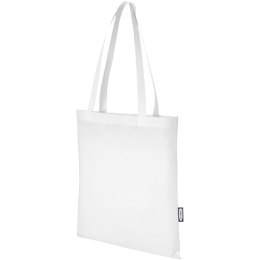 Zeus tradycyjna torba na zakupy o pojemności 6 l wykonana z włókniny z recyklingu z certyfikatem GRS biały (13005101)