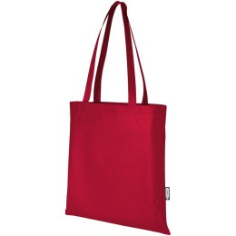 Zeus tradycyjna torba na zakupy o pojemności 6 l wykonana z włókniny z recyklingu z certyfikatem GRS czerwony (13005121)