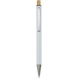 Cyrus długopis z aluminium z recyklingu biały (10787401)