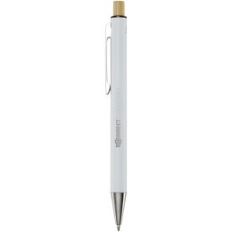 Cyrus długopis z aluminium z recyklingu biały (10787401)