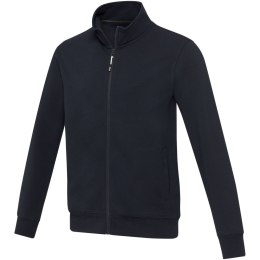 Galena bluza unisex z recyklingu z zamkiem błyskawicznym na całej długości granatowy (37540551)