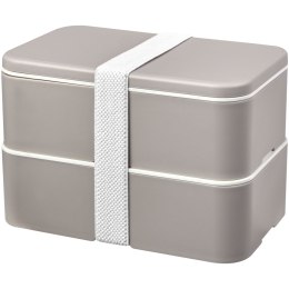 MIYO Renew dwuczęściowy lunchbox szary kamienny, szary kamienny, biały (21018282)