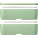 MIYO Renew dwuczęściowy lunchbox zielony butelkowy, zielony butelkowy, szary kamienny (21018262)