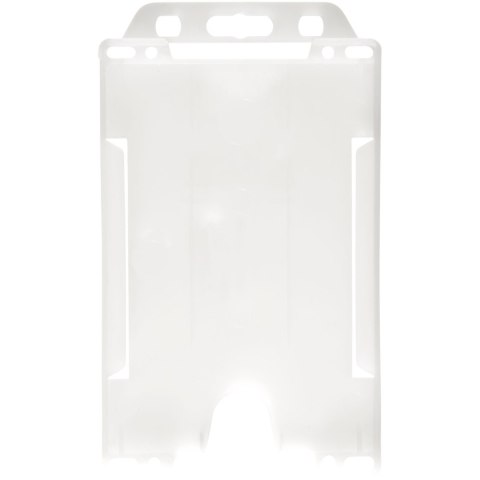 Pierre wizytownik z tworzyw sztucznych pochodzących z recyklingu szroniony bezbarwny