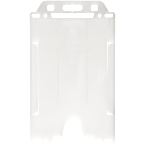 Pierre wizytownik z tworzyw sztucznych pochodzących z recyklingu szroniony bezbarwny