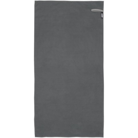 Pieter niezwykle lekki i szybko schnący ręcznik o wymiarach 50x100 cm z certyfikatem GRS szary