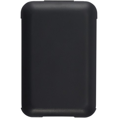 Savvy modułowy kabel do ładowania z tworzyw sztucznych pochodzących z recyklingu z uchwytem na telefon czarny