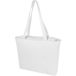 Weekender torba na zakupy z materiału z recyklingu o gramaturze 400 g/m² biały (12071201)