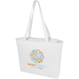 Weekender torba na zakupy z materiału z recyklingu o gramaturze 400 g/m² biały (12071201)