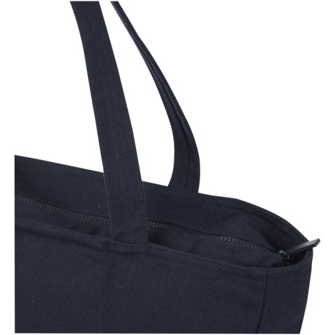 Weekender torba na zakupy z materiału z recyklingu o gramaturze 400 g/m² granatowy