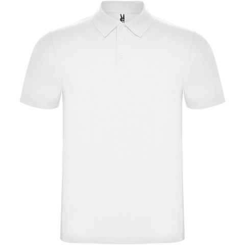 Austral koszulka polo unisex z krótkim rękawem biały (R66321Z1)