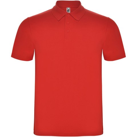 Austral koszulka polo unisex z krótkim rękawem czerwony (R66324I6)
