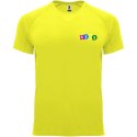 Bahrain sportowa koszulka dziecięca z krótkim rękawem fluor yellow (K04071CD)