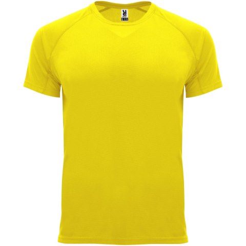 Bahrain sportowa koszulka dziecięca z krótkim rękawem żółty (K04071BD)