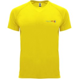 Bahrain sportowa koszulka dziecięca z krótkim rękawem żółty (K04071BH)