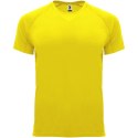 Bahrain sportowa koszulka dziecięca z krótkim rękawem żółty (K04071BM)