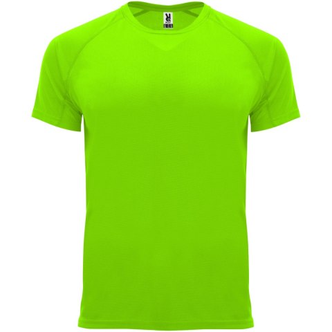 Bahrain sportowa koszulka męska z krótkim rękawem fluor green (R04075B1)