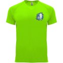 Bahrain sportowa koszulka męska z krótkim rękawem fluor green (R04075B1)