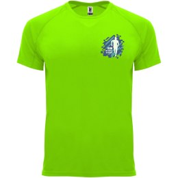 Bahrain sportowa koszulka męska z krótkim rękawem fluor green (R04075B1)