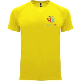 Bahrain sportowa koszulka męska z krótkim rękawem żółty (R04071B6)