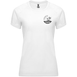 Bahrain sportowa koszulka damska z krótkim rękawem biały (R04081Z5)