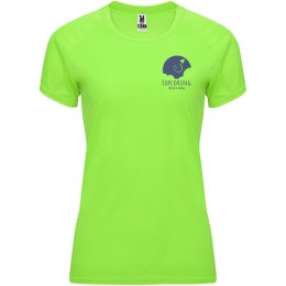 Bahrain sportowa koszulka damska z krótkim rękawem fluor green (R04085B1)