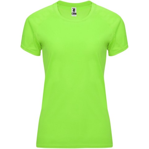 Bahrain sportowa koszulka damska z krótkim rękawem fluor green (R04085B5)