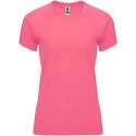 Bahrain sportowa koszulka damska z krótkim rękawem fluor lady pink (R04084Q1)