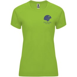 Bahrain sportowa koszulka damska z krótkim rękawem lime / green lime (R04082X2)