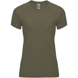 Bahrain sportowa koszulka damska z krótkim rękawem militar green (R04085M1)