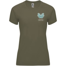 Bahrain sportowa koszulka damska z krótkim rękawem militar green (R04085M3)